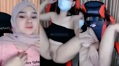 Bokep Jilbab Arunika Hijab Binal Bugil Colmek Live poster