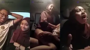 Ukhti Hijab Cantik Pasrah Goyang Mobil poster